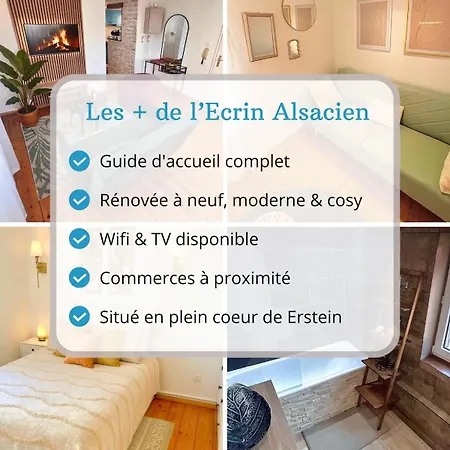L'ecrin Alsacien - Proche Europa Park - Ideal Famille & Professionnel - Commerces A Proximite Apartment Erstein